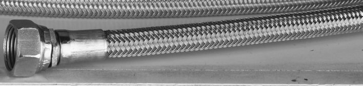 Stainless braided hose assemblies.